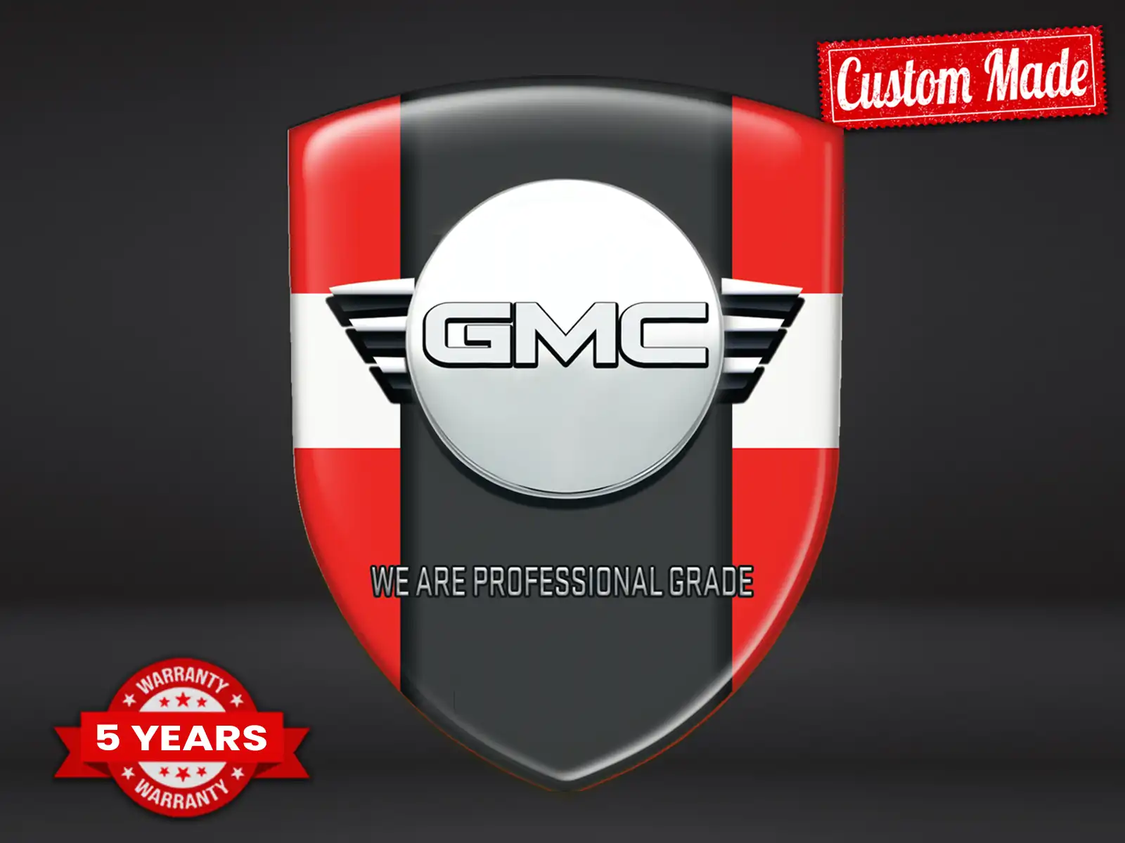 GMC Autoemblem Hochwertig Professionell Drift Anpassbar